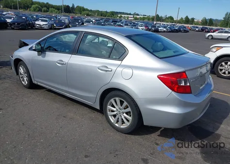 2012 Honda Civic Ex from USA, damaged, VIN 19XFB2F82CE366986